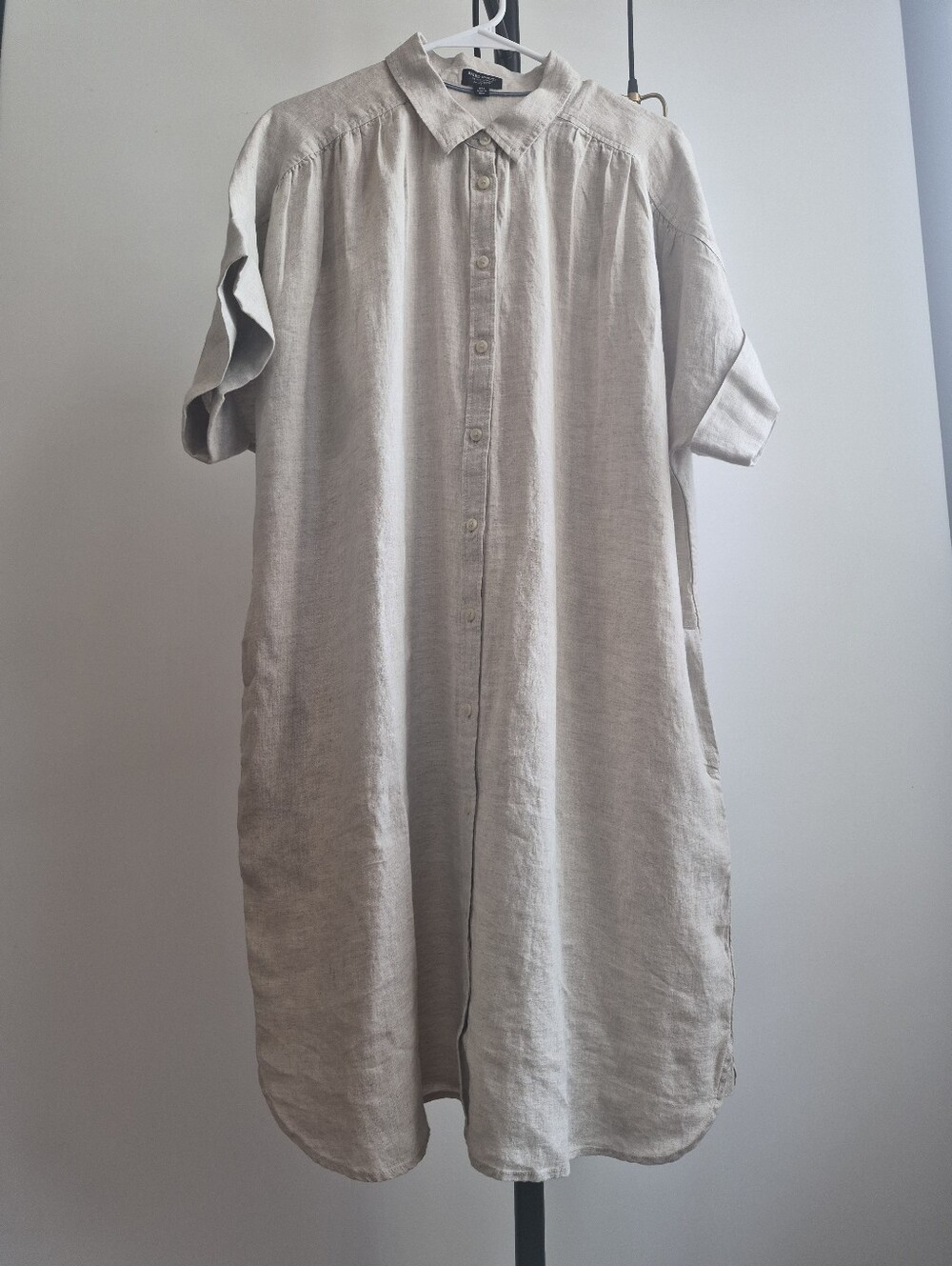 J.Crew Baird McNutt Irish Linen Button-Front Shirt Dress - NWT [XXL]